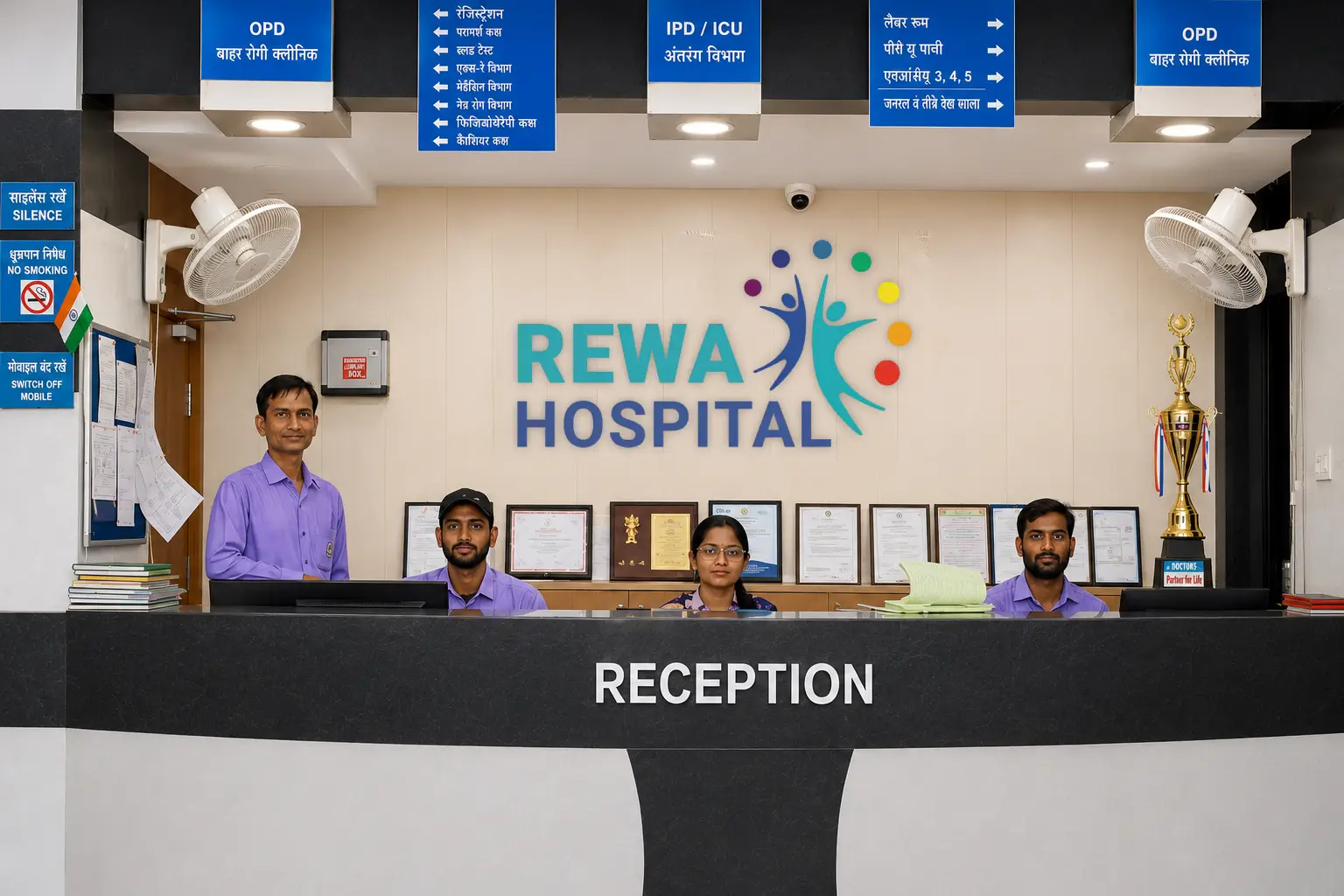 Hospital Reception Area